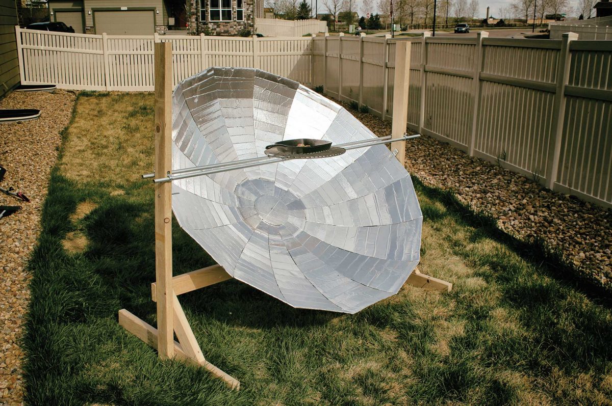 Building Your Own Parabolic Solar Burner